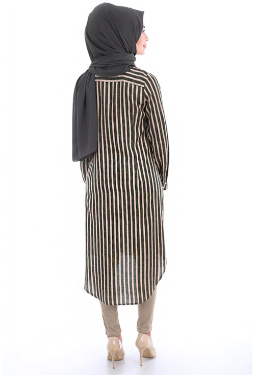 5607 Hakim Yaka Tesettür Tunik