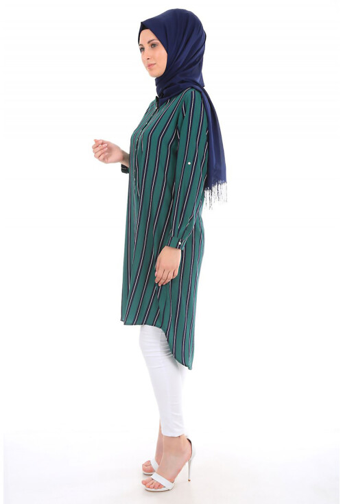 5607 Hakim Yaka Tesettür Tunik
