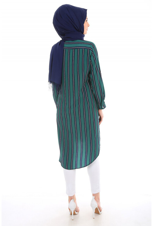 5607 Hakim Yaka Tesettür Tunik