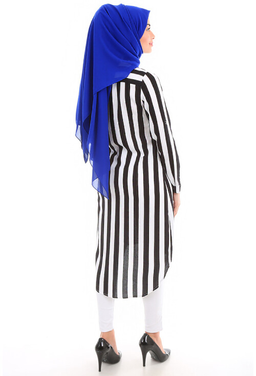 5607 Hakim Yaka Tesettür Tunik