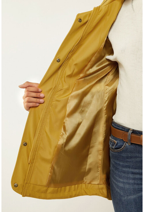 5669 Belden Lastikli Trenchcoat