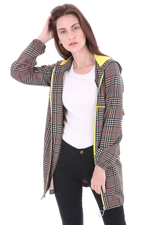 5684 Ekose Desen Ceket