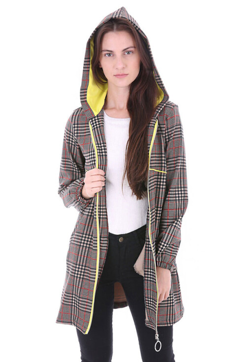 5684 Ekose Desen Ceket