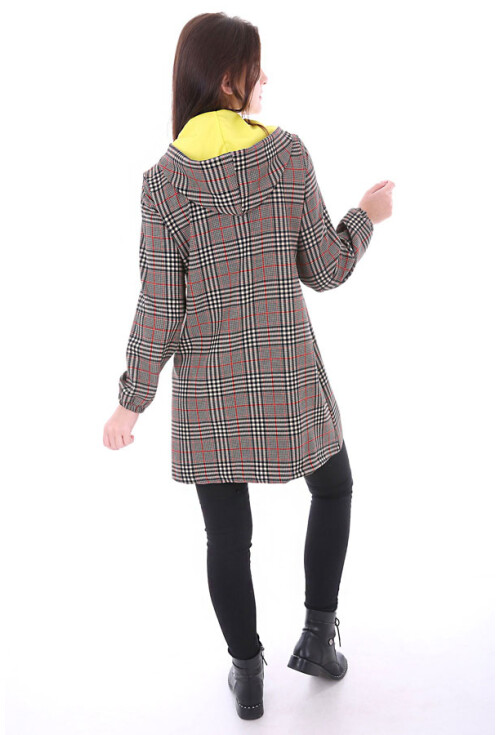 5684 Ekose Desen Ceket