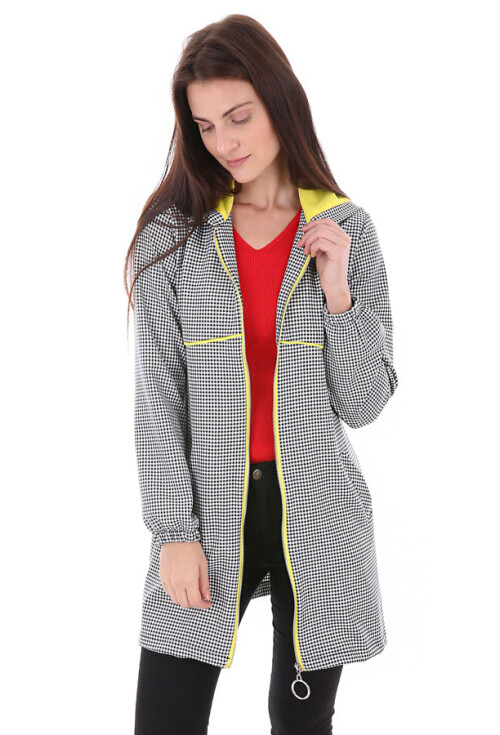 5684 Ekose Desen Ceket