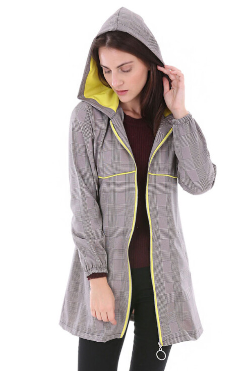 5684 Ekose Desen Ceket