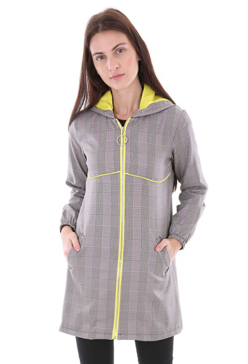 5684 Ekose Desen Ceket