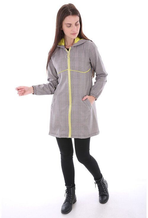 5684 Ekose Desen Ceket