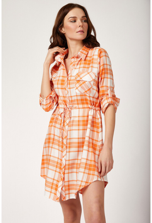 5689 Kare Desen Ekose Tunik