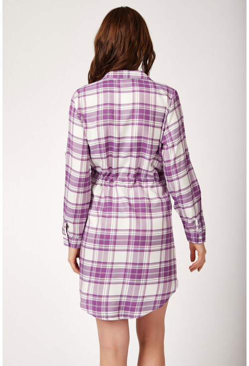 5689 Kare Desen Ekose Tunik
