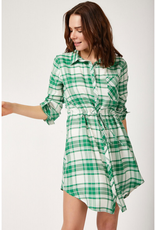 5689 Kare Desen Ekose Tunik