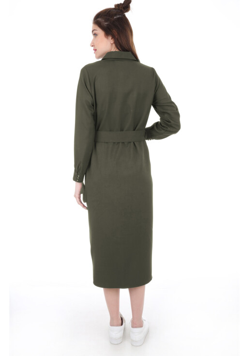 5733 Çift Cepli Trenchcoat