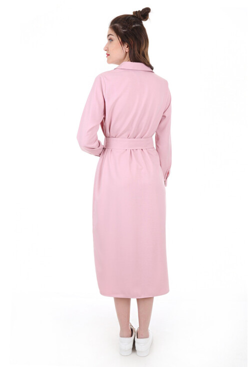 5733 Çift Cepli Trenchcoat