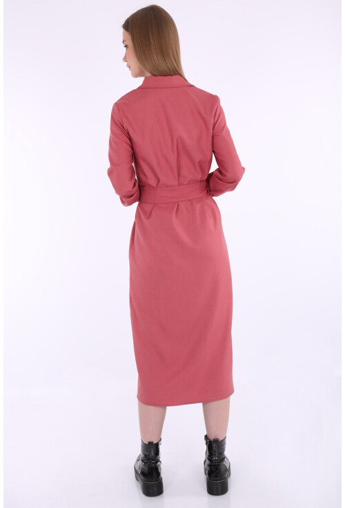 5733 Çift Cepli Trenchcoat