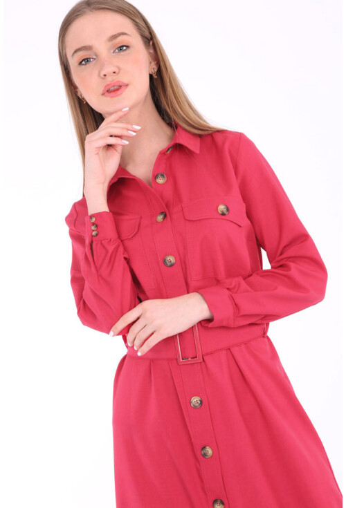 5733 Double Pocket Trench Coat