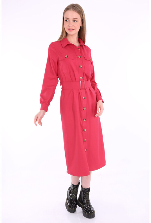 5733 Double Pocket Trench Coat