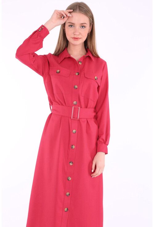 5733 Double Pocket Trench Coat