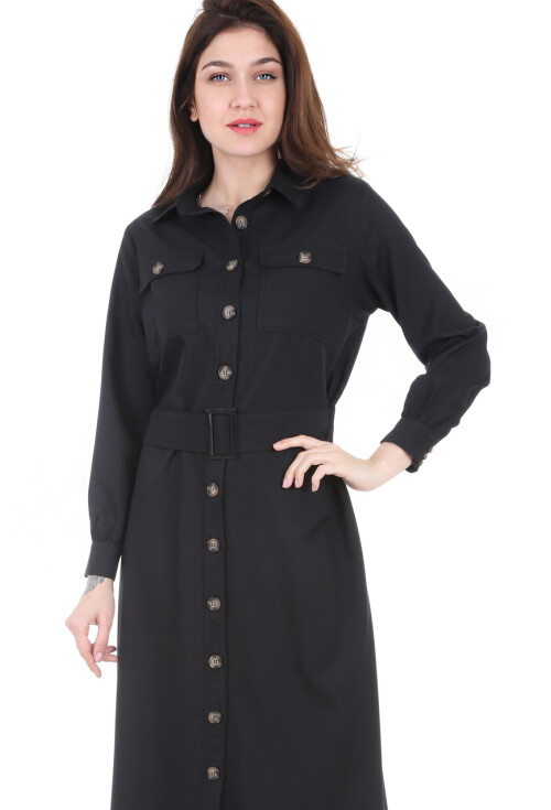 5733 Çift Cepli Trenchcoat
