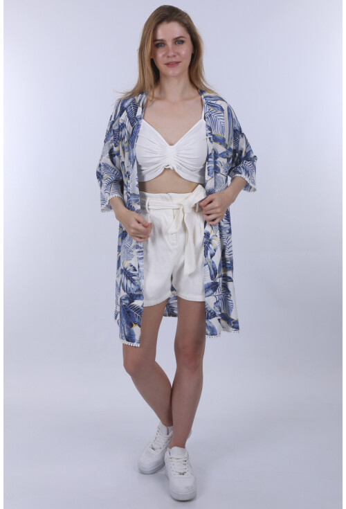 5748 Desenli Kimono
