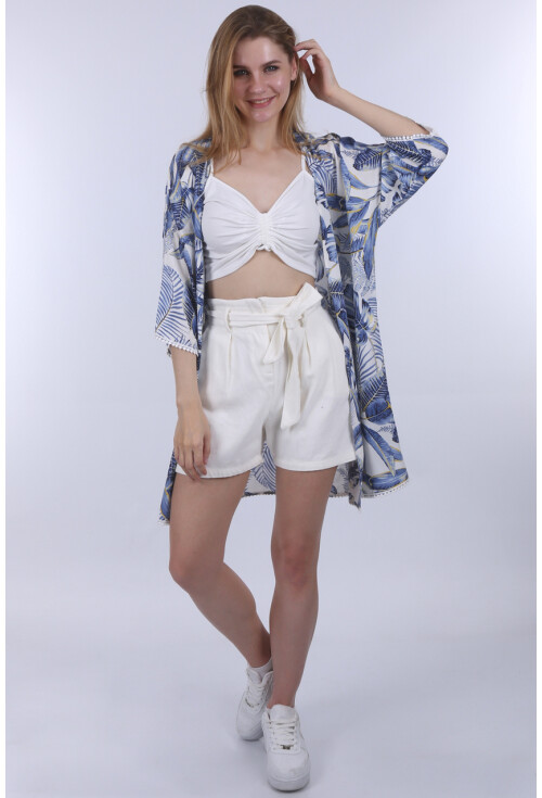 5748 Desenli Kimono
