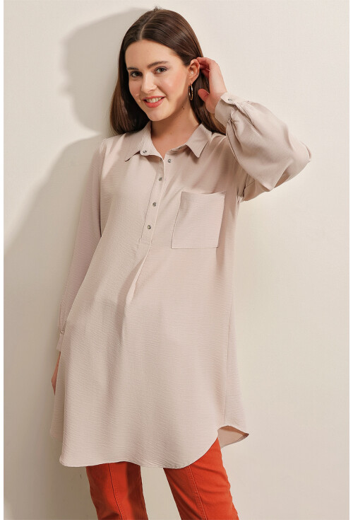 5883 Tek Cepli Tunik