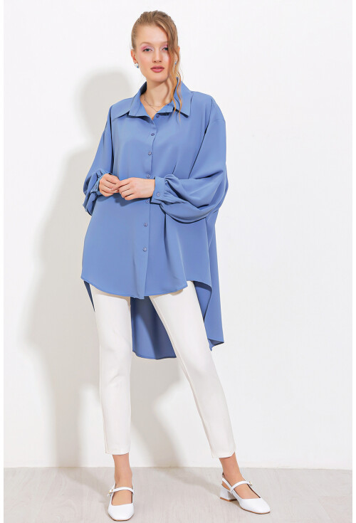 5916 Oversize Gömlek Tunik
