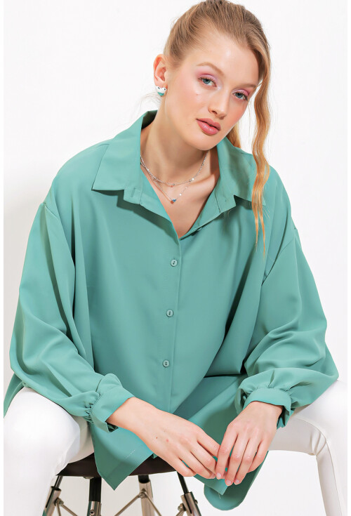 5916 Oversized Shirt Tunic
