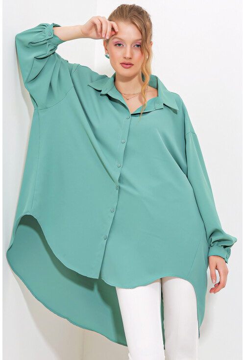 5916 Oversized Shirt Tunic