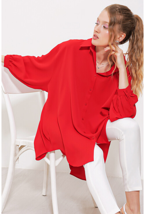 5916 Oversized Shirt Tunic