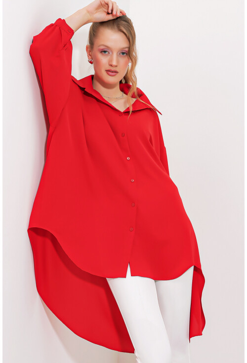 5916 Oversized Shirt Tunic
