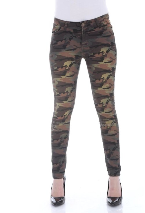 6363 Kamuflaj Dar Paça Pantolon