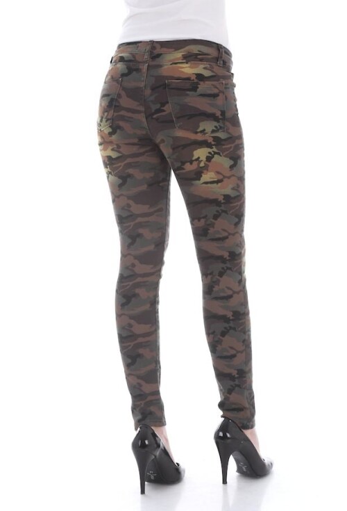 6363 Kamuflaj Dar Paça Pantolon