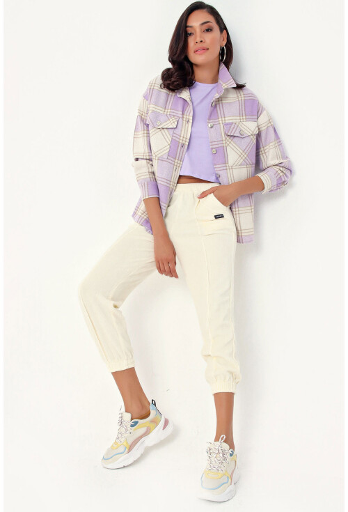 6491 Kadife Jogger Pantolon