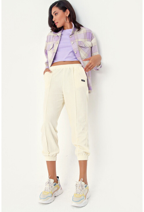6491 Kadife Jogger Pantolon