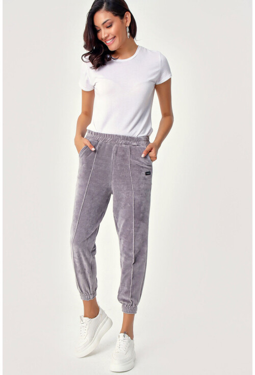 6491 Kadife Jogger Pantolon