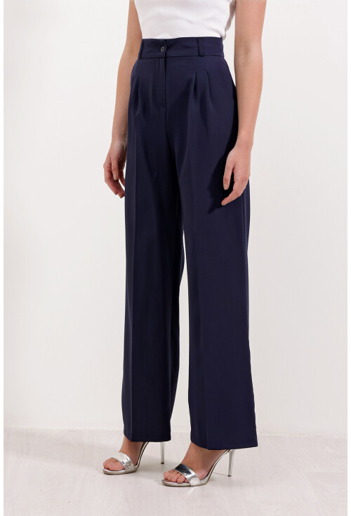 6647 Wide Leg Fabric Pants