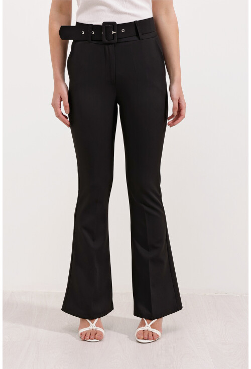 6649 Flared Belted Pants