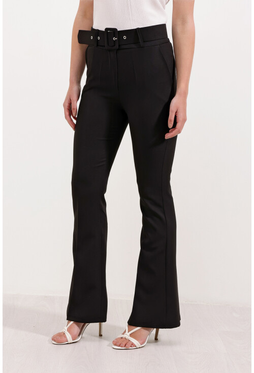 6649 Flared Belted Pants