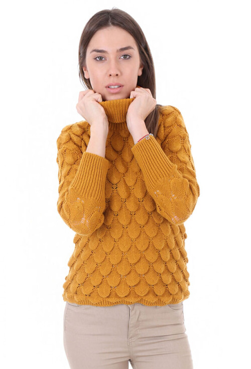 15591 Damla Desen Boğazlı Kazak