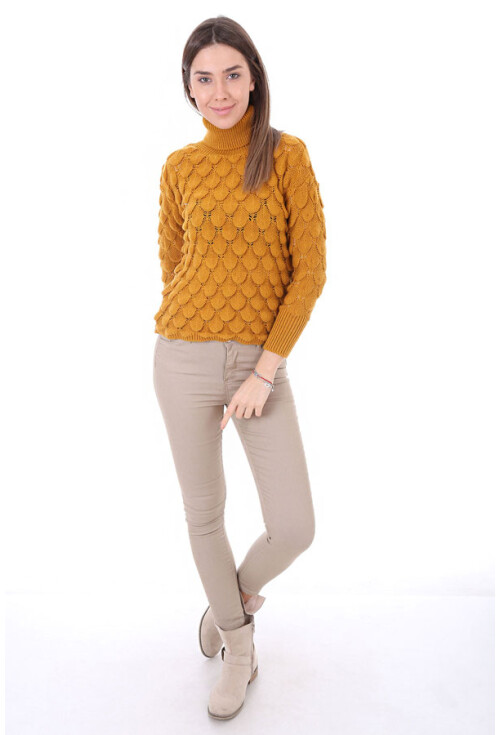 15591 Damla Desen Boğazlı Kazak