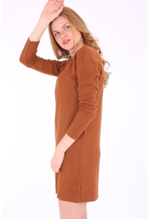 15722 Zigzag Desen Triko Kazak