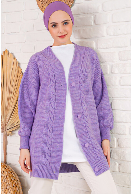 15768 Hijab Knit Cardigan