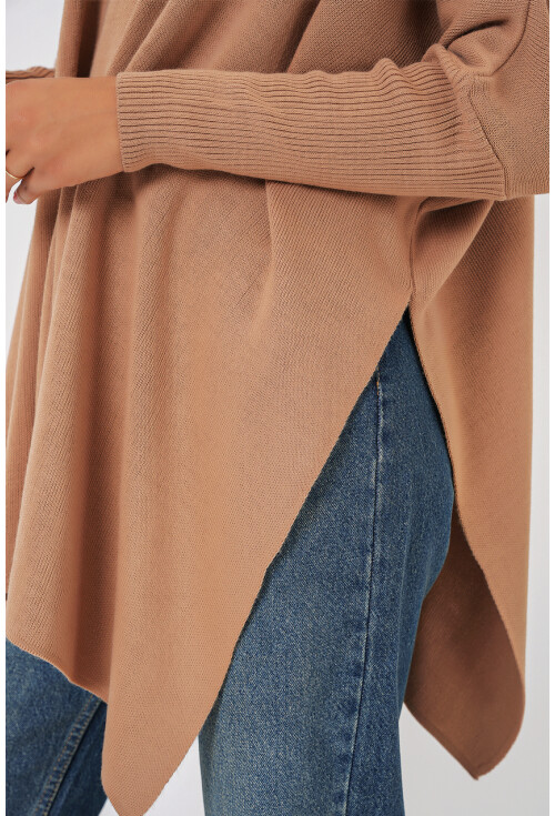 15783 Yırtmaçlı Panço Kazak