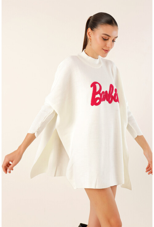 15783 Split Poncho Sweater