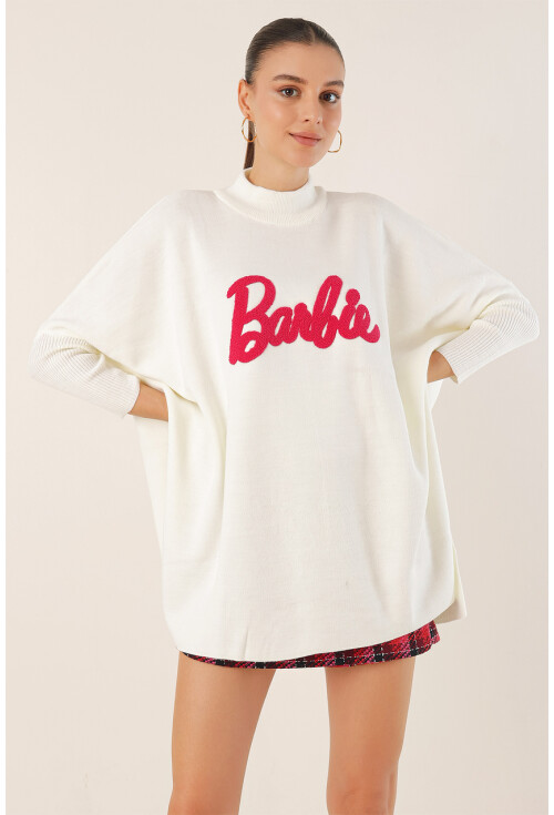 15783 Split Poncho Sweater