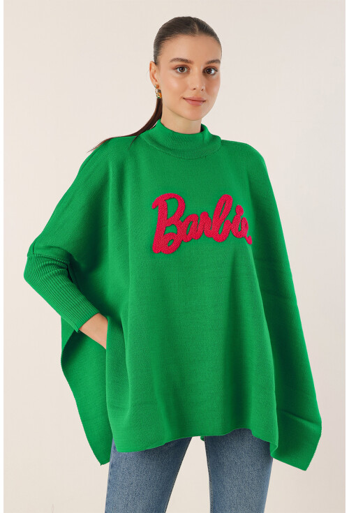 15783 Split Poncho Sweater