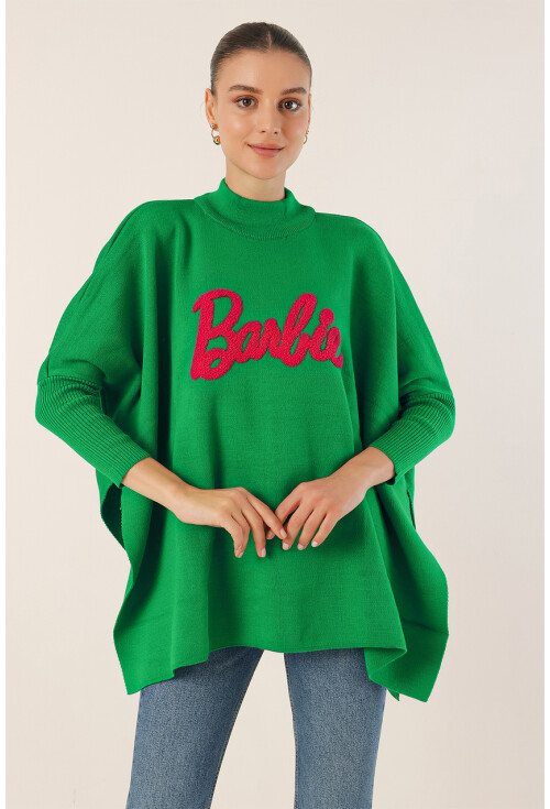 15783 Split Poncho Sweater