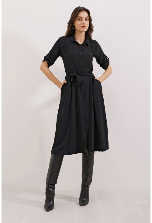 2442 Shirt Dress With Belt