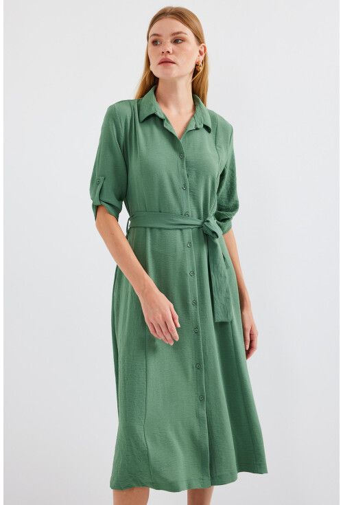 2442 Shirt Dress With Belt