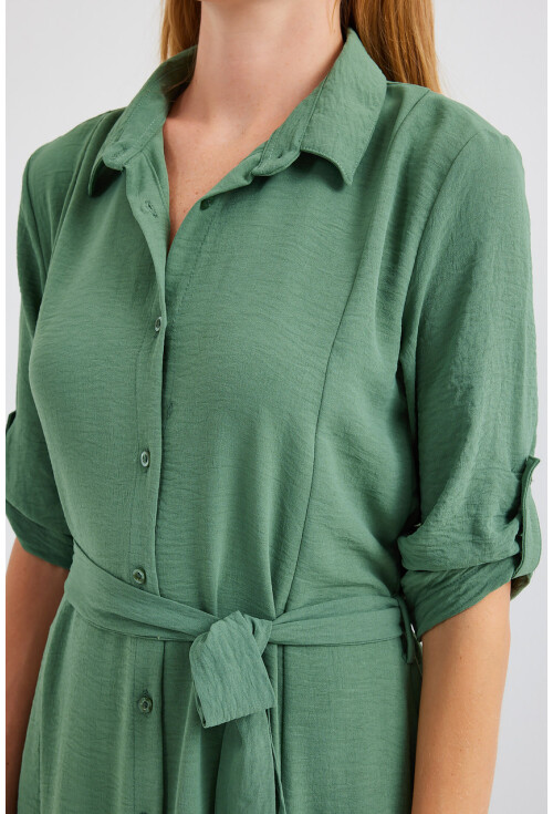 2442 Shirt Dress With Belt
